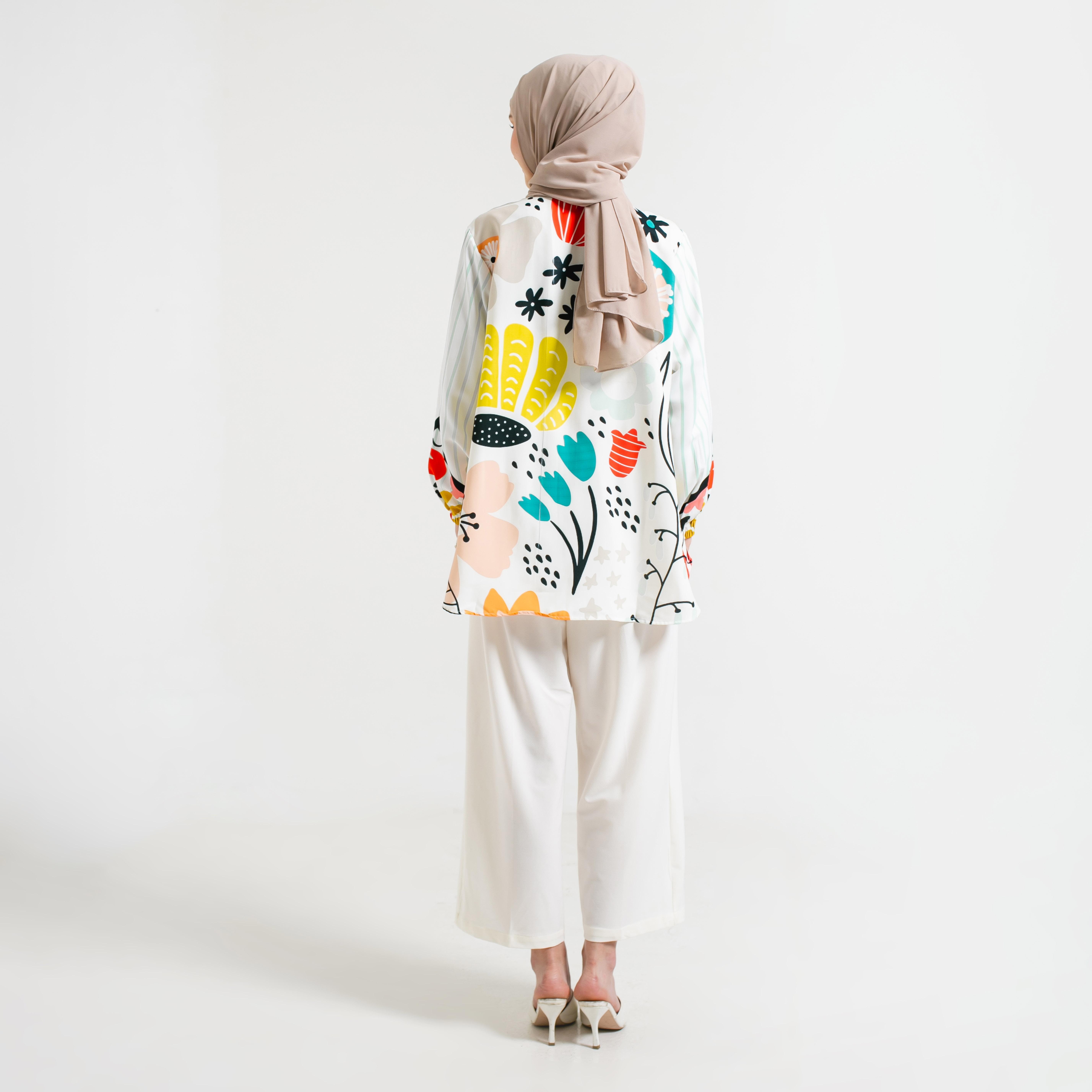Kemeja Full Print Ayesha by Ameela.KL