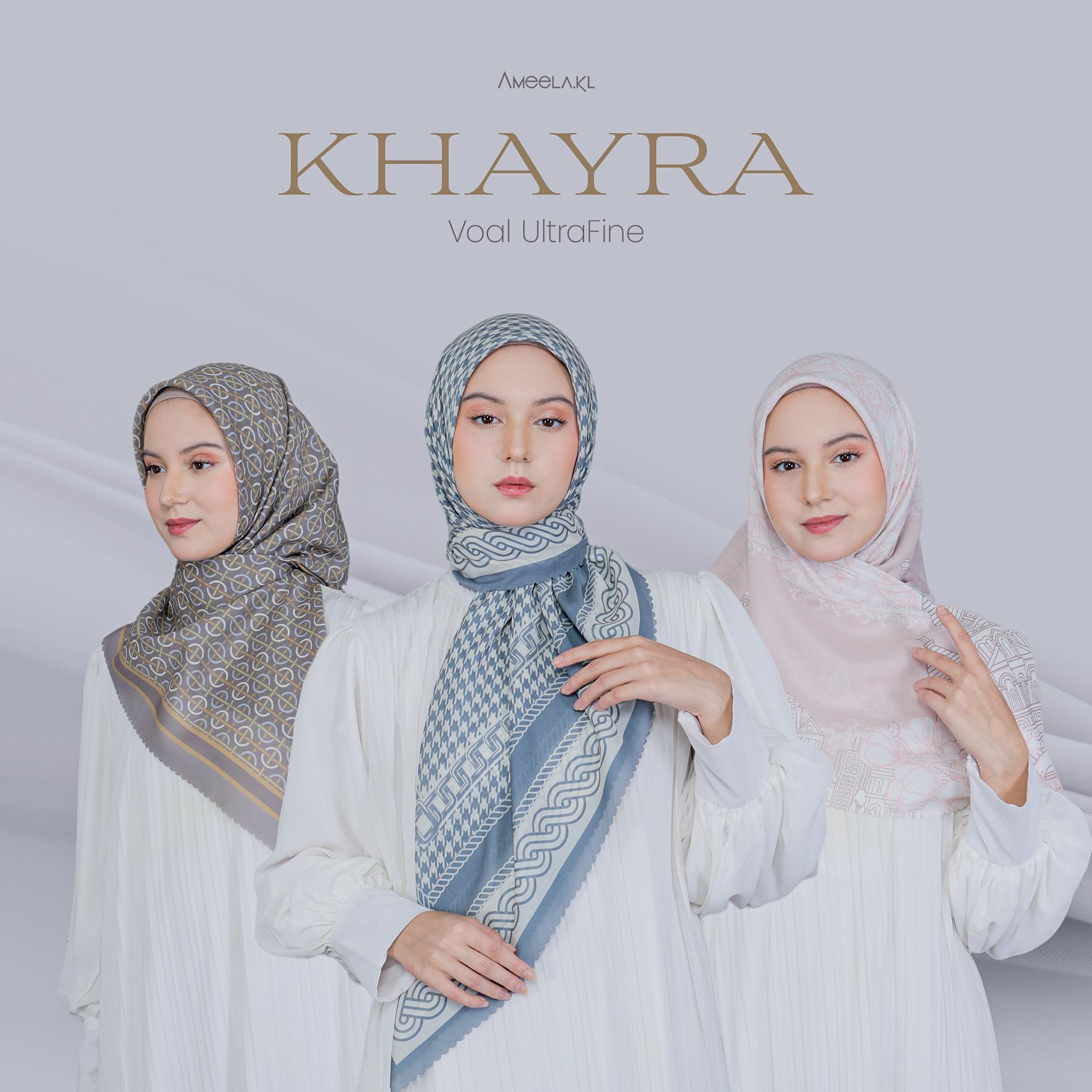 Scarf Printing Khayra Voal Premium by Ameela.KL