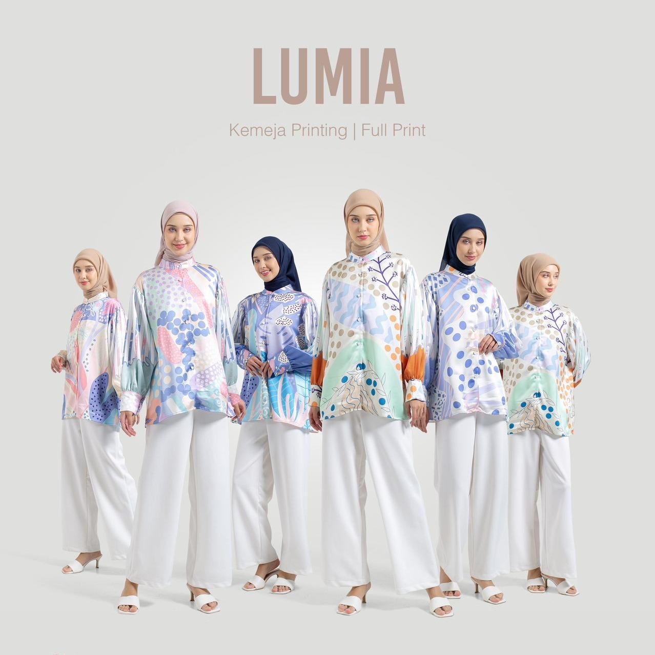 Blouse Full Print LUMIA by Ameela.KL SILK Premium