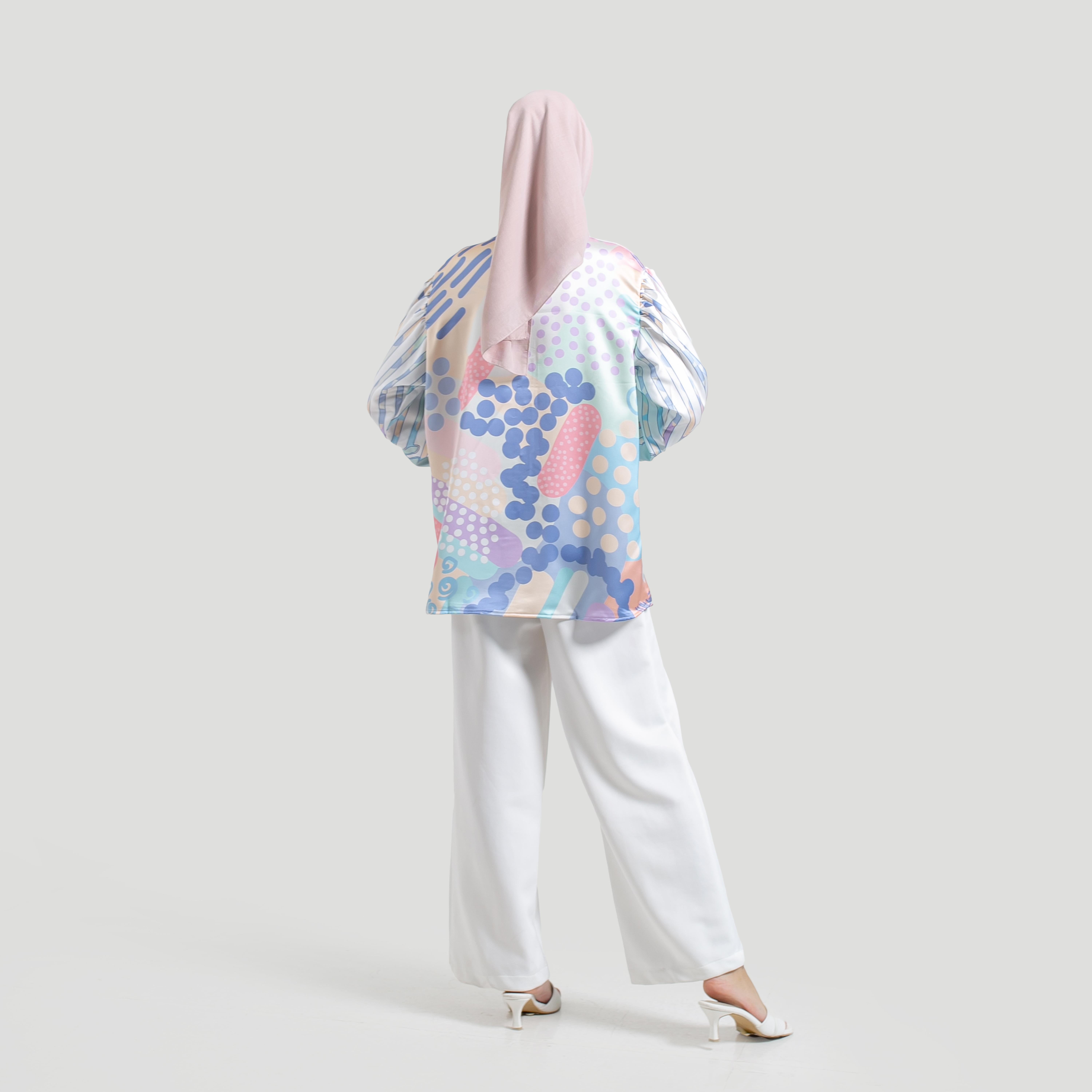Blouse Full Print LUMIA by Ameela.KL SILK Premium