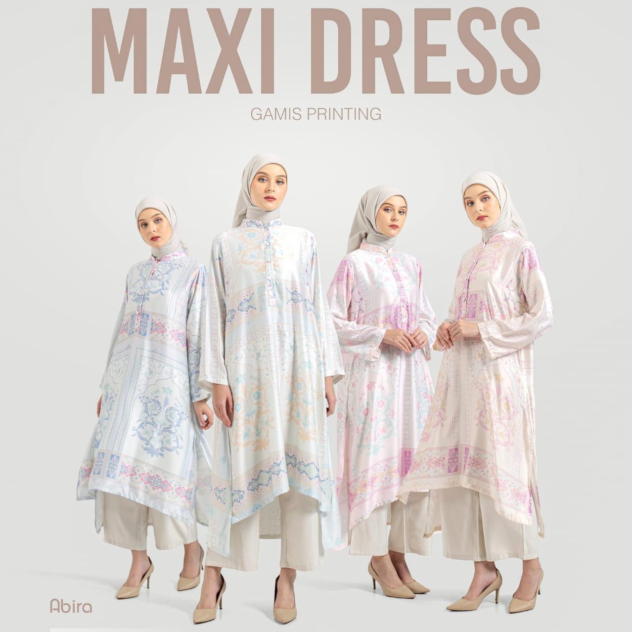 NEW MIDI DRESS FULL PRINT AMIRA BY AMEELA.KL