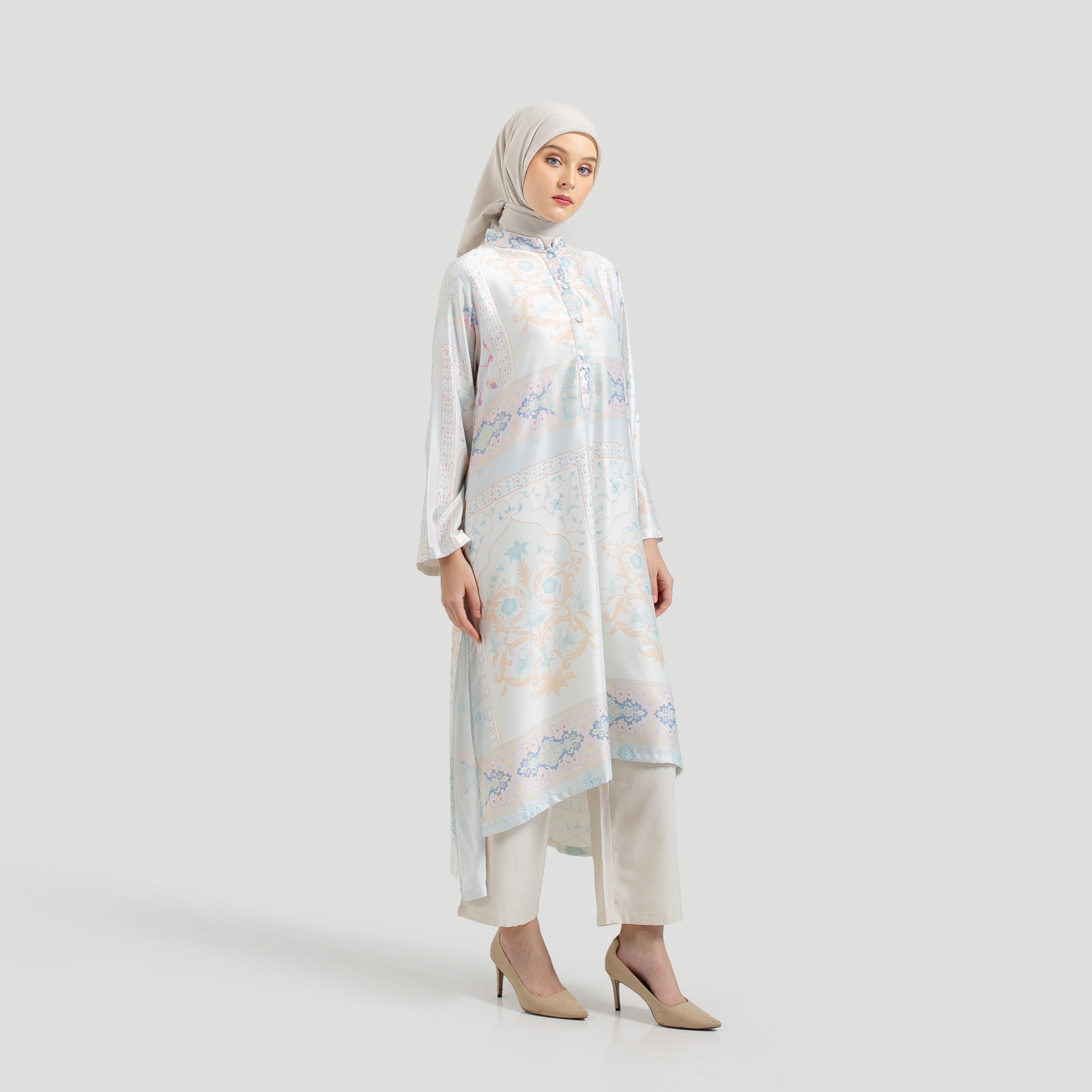 NEW MIDI DRESS FULL PRINT AMIRA BY AMEELA.KL