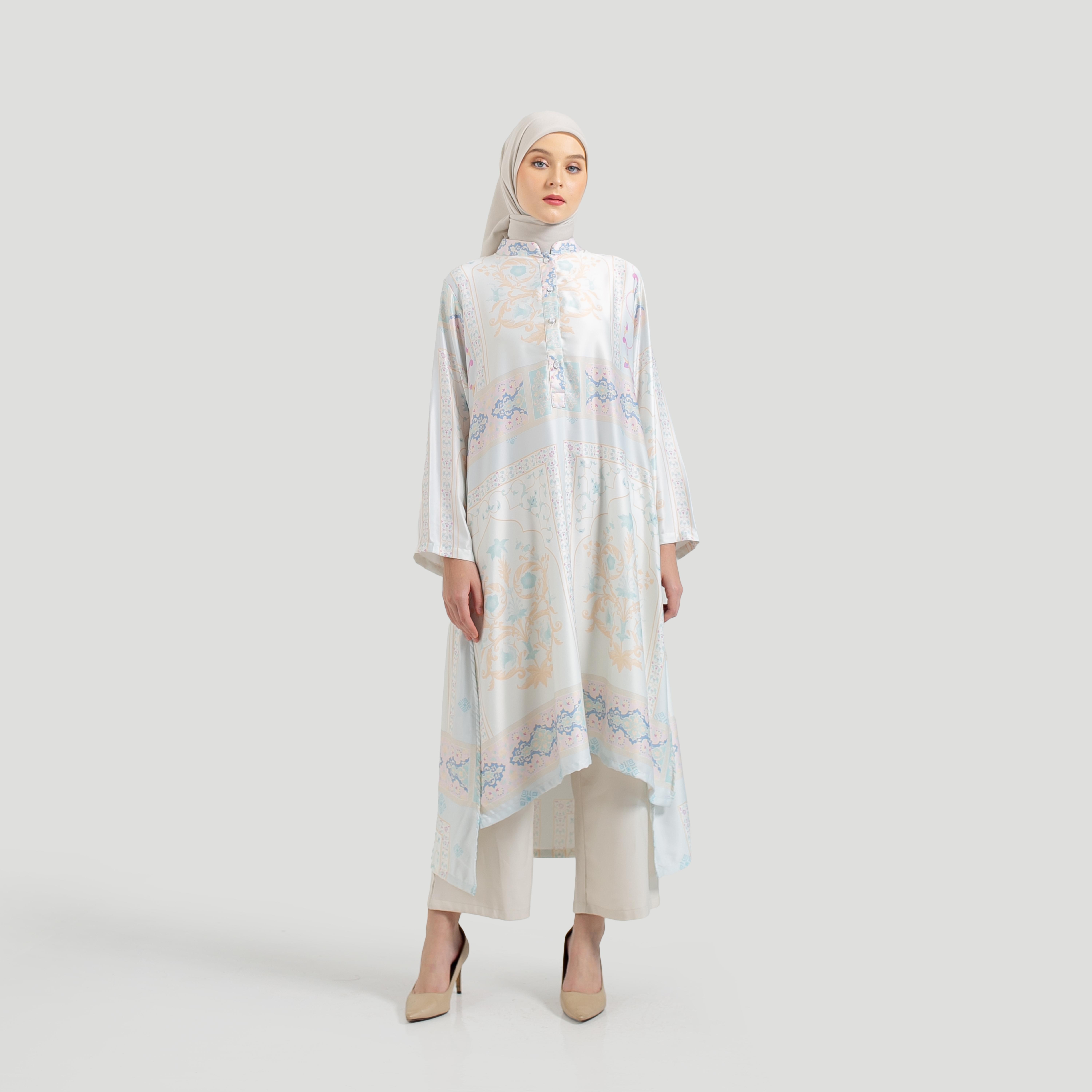 NEW MIDI DRESS FULL PRINT AMIRA BY AMEELA.KL