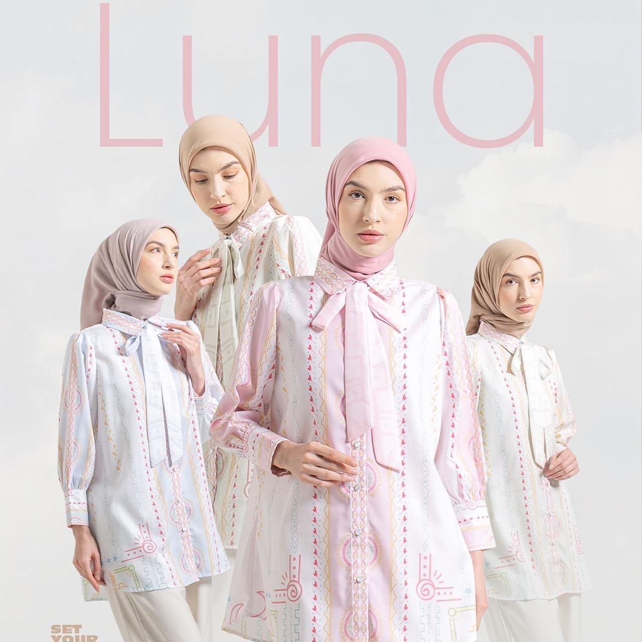 Tunik Full Print Exclusive LUNA by Ameela.KL