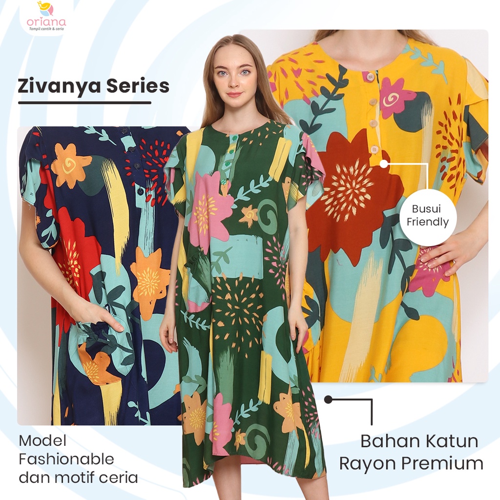 Oriana Daster Pendek Zivanya Series