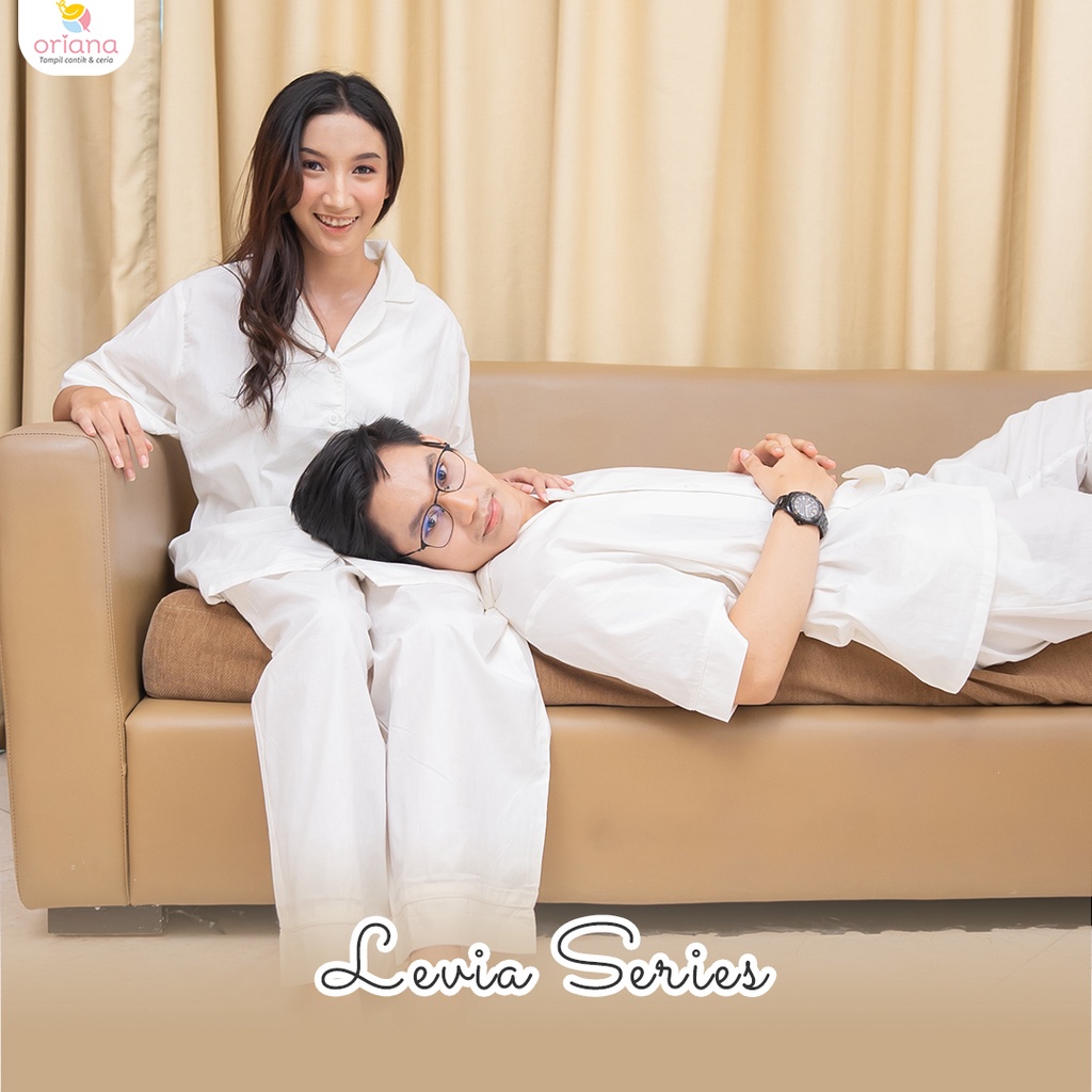 Oriana Sleepwear  Piyama Couple Levia Series