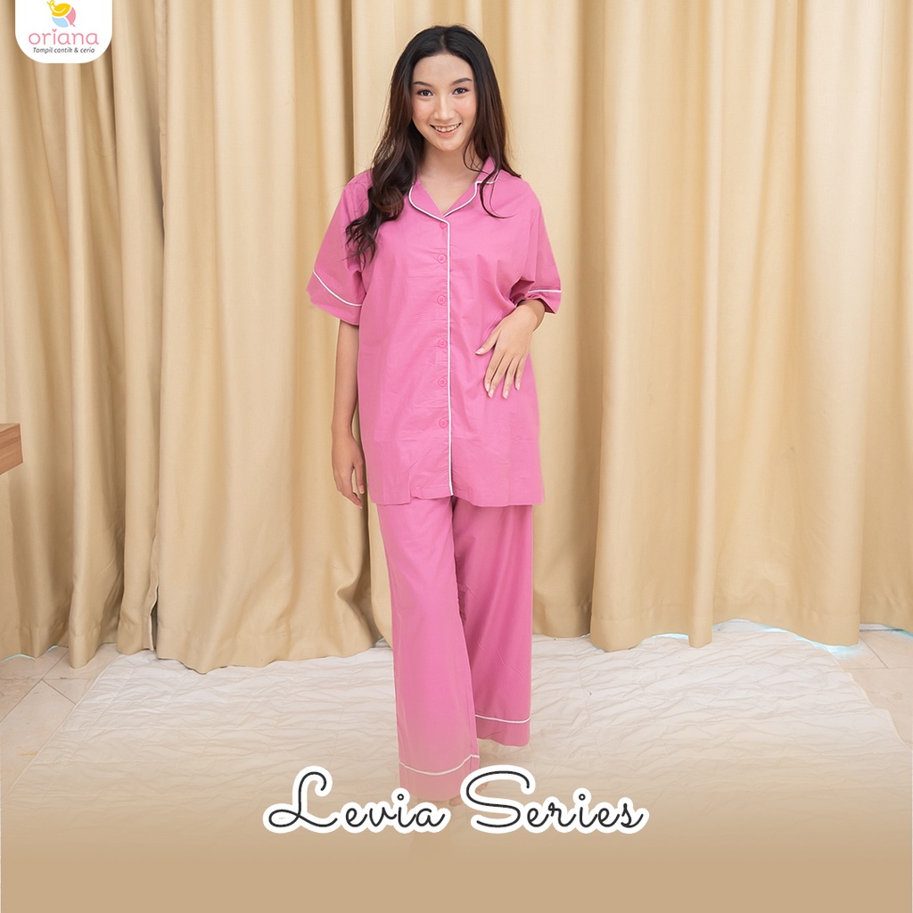 Oriana Sleepwear  Piyama Couple Levia Series