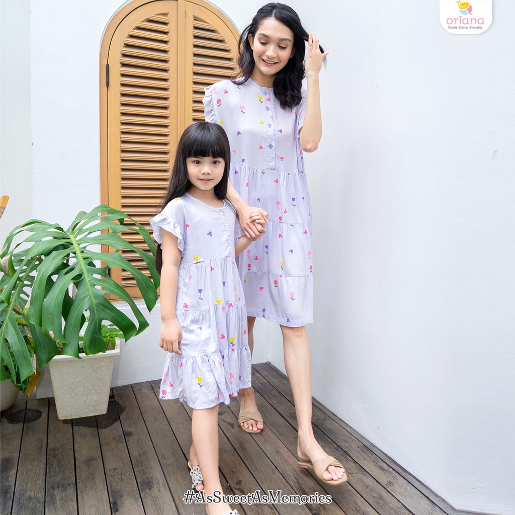 Oriana Homewear Maxi Dress Kids Mickey Mouse Flow Series
