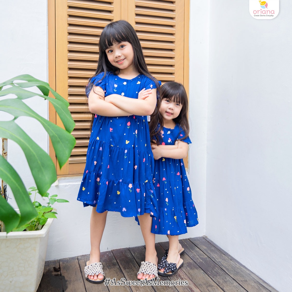 Oriana Homewear Maxi Dress Kids Mickey Mouse Flow Series
