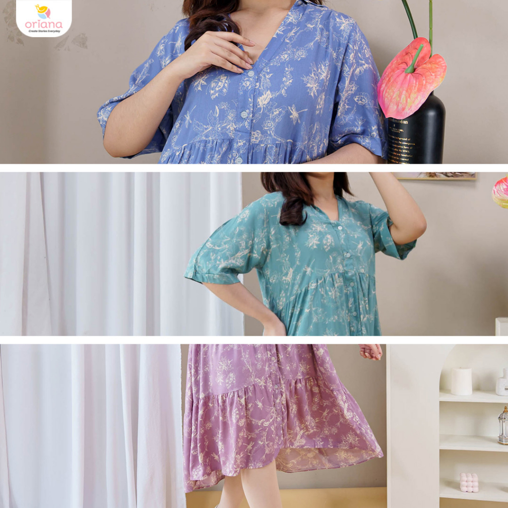 Oriana Daster Busui Pendek Mirabelle Series