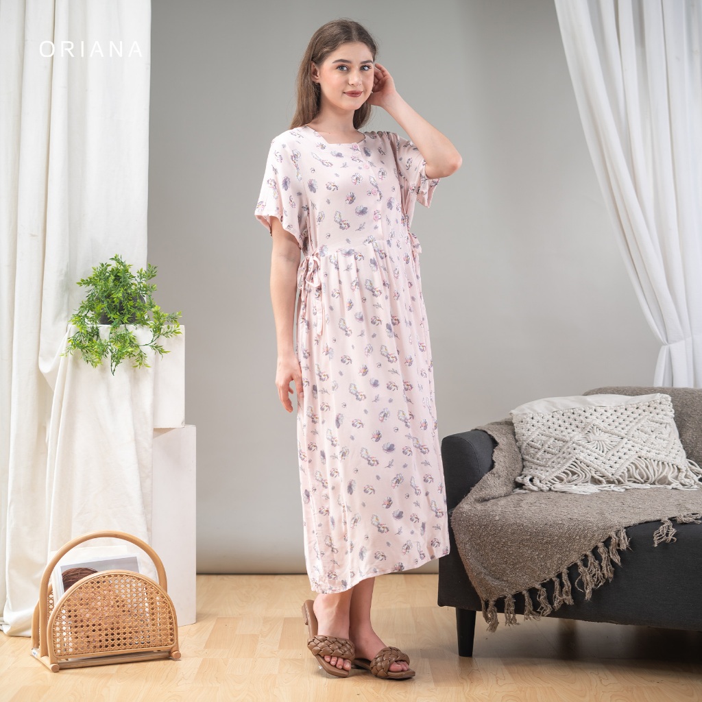 Oriana Dailywear Maxi Dress Daster Busui Cayya Vilina Series