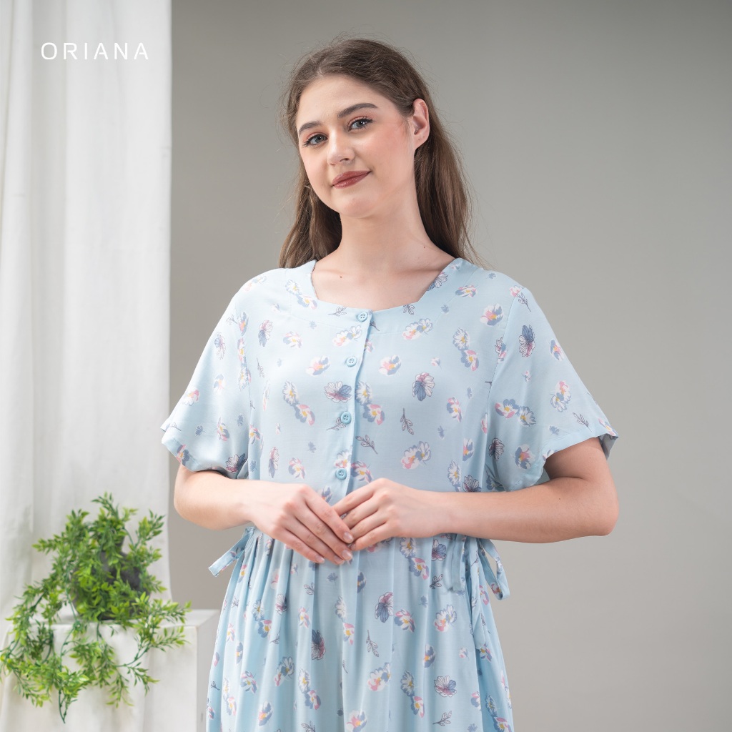 Oriana Dailywear Maxi Dress Daster Busui Cayya Vilina Series