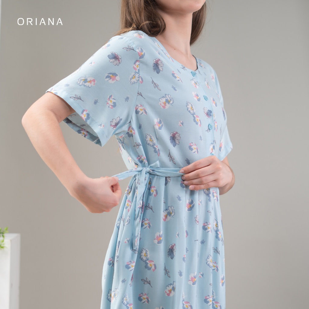Oriana Dailywear Maxi Dress Daster Busui Cayya Vilina Series