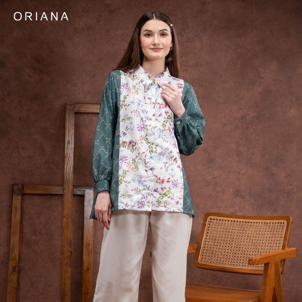 Oriana Dailywear Blouse Clementine Series Allsize