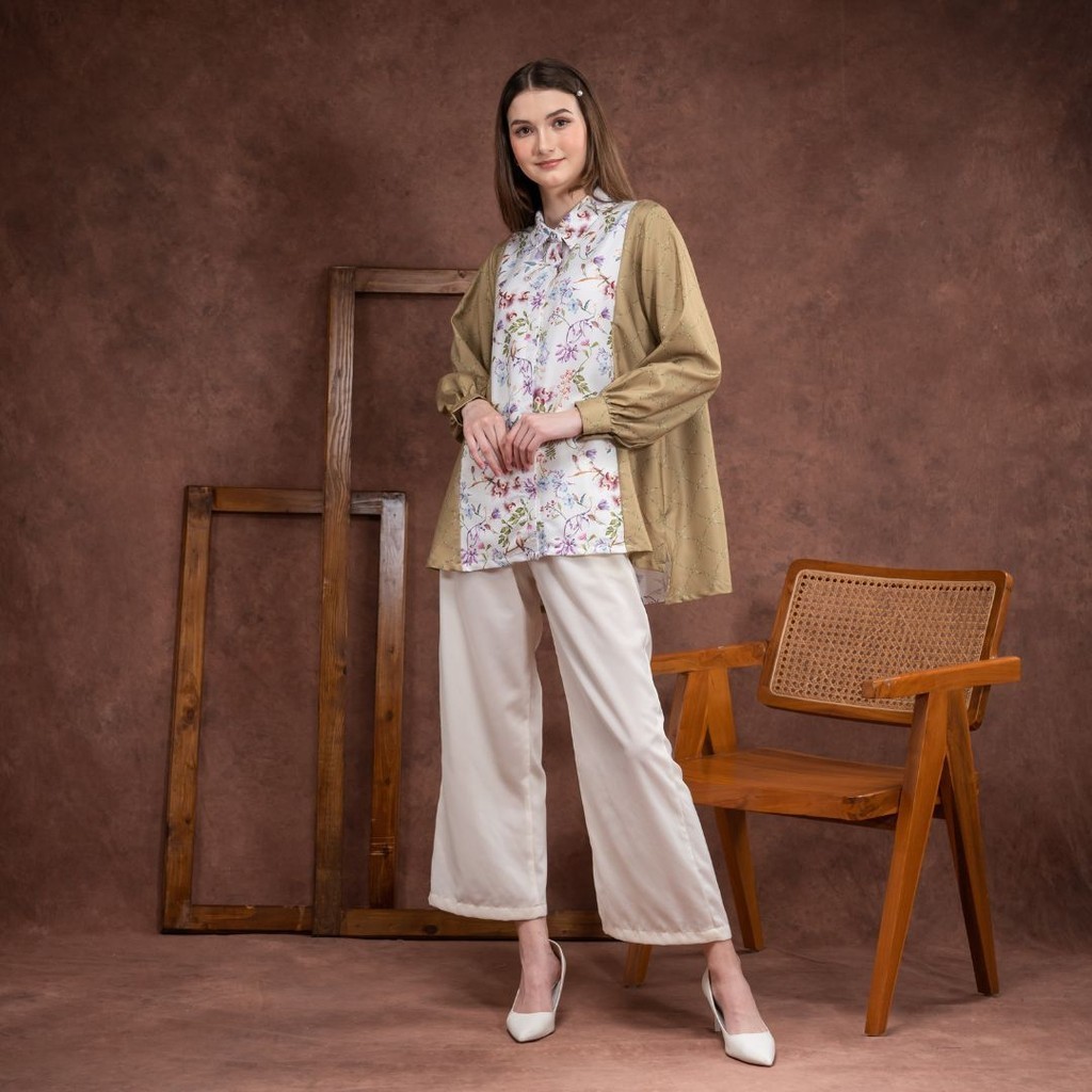 Oriana Dailywear Blouse Clementine Series Allsize