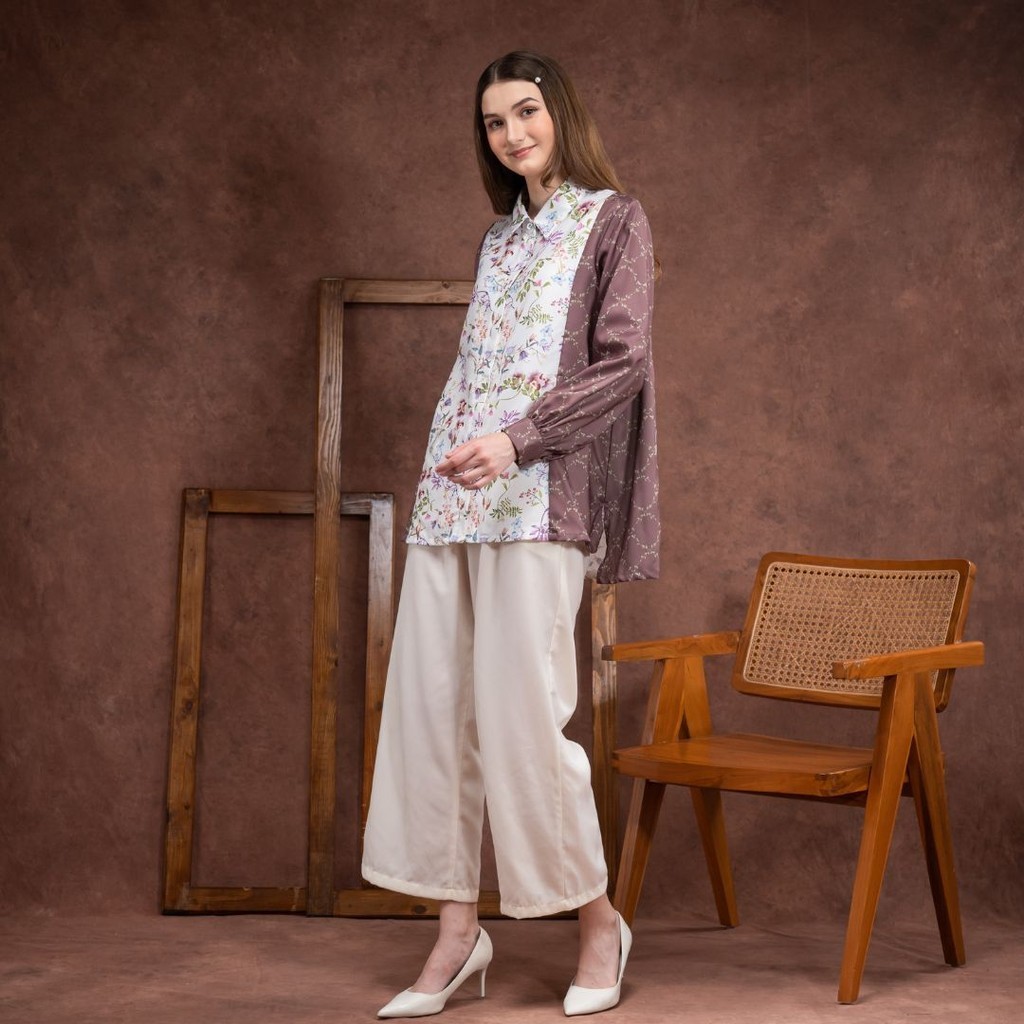 Oriana Dailywear Blouse Clementine Series Allsize