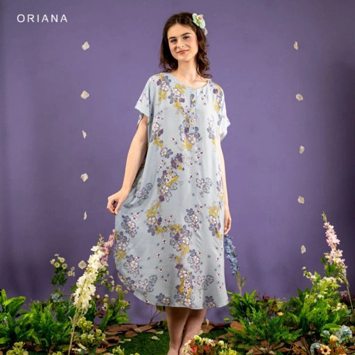 Image of Oriana Homewear Kaftan Anneira Series | Daster Busui Pendek