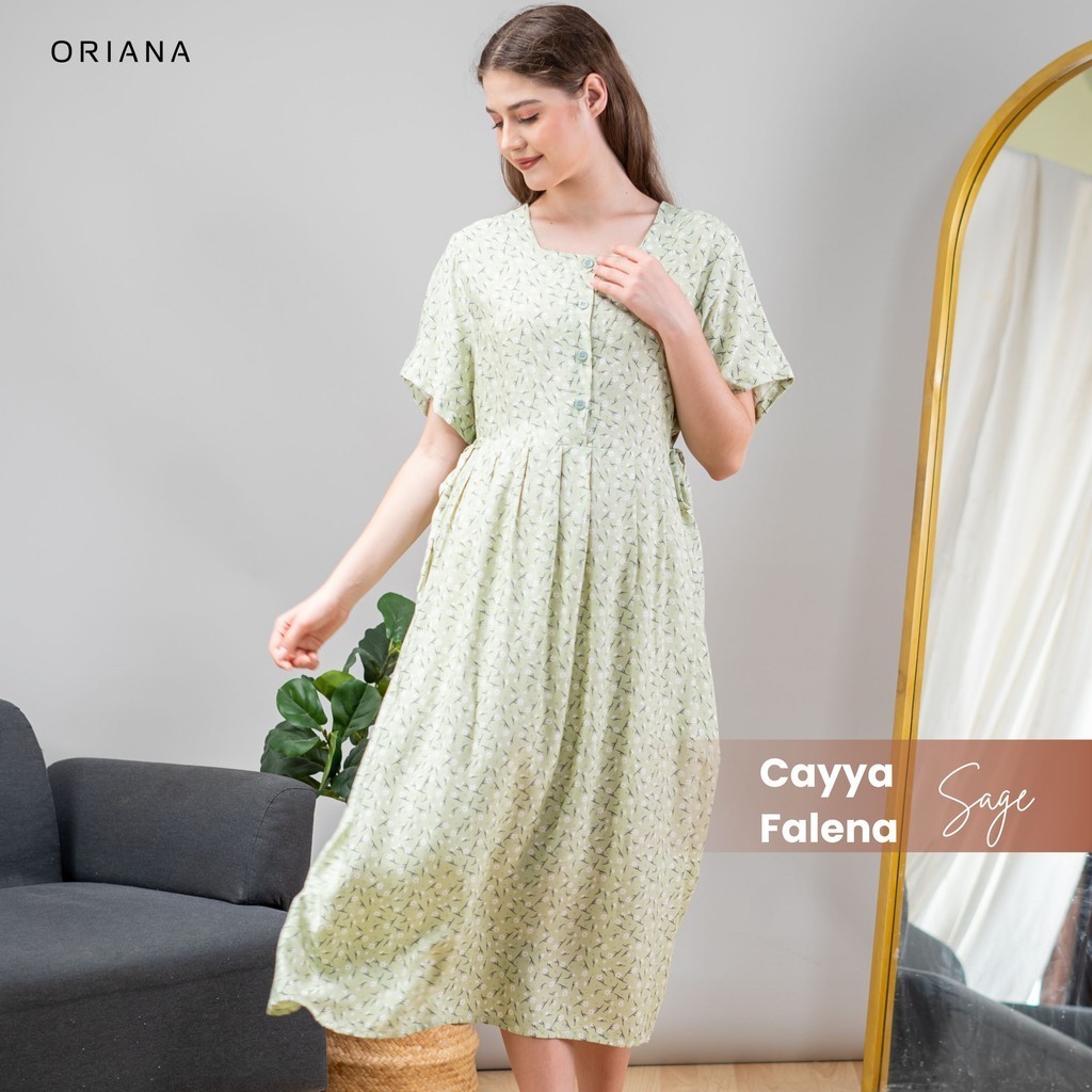 Oriana Dailywear Maxi Dress Daster Busui Cayya Falena Series