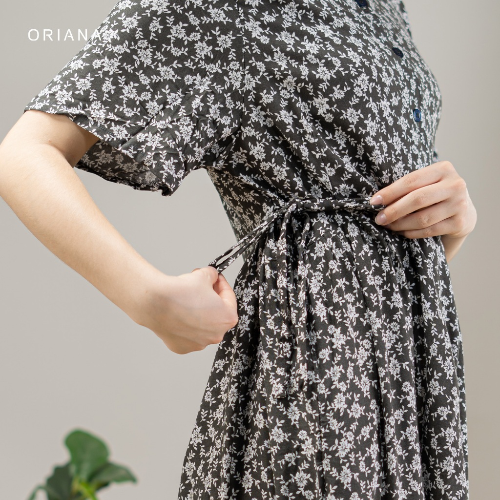 Oriana Dailywear Maxi Dress Daster Busui Cayya Ghaniya Series