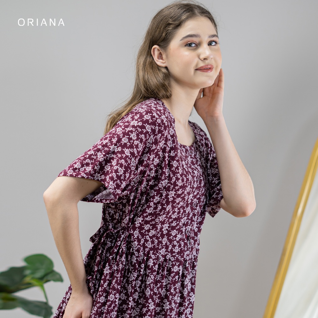 Oriana Dailywear Maxi Dress Daster Busui Cayya Ghaniya Series