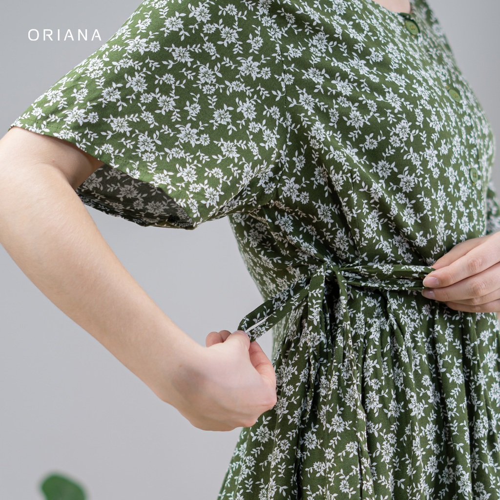 Oriana Dailywear Maxi Dress Daster Busui Cayya Ghaniya Series