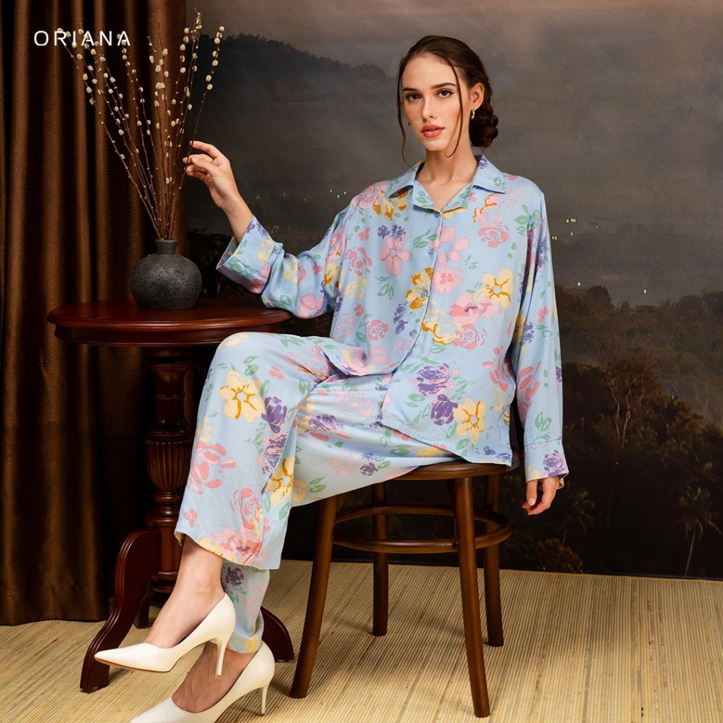 Oriana Baju Tidur Pajamas Lengan Panjang Collection