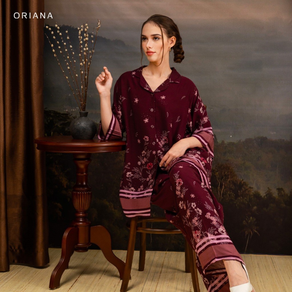 Oriana Baju Tidur Pajamas Lengan Panjang Collection