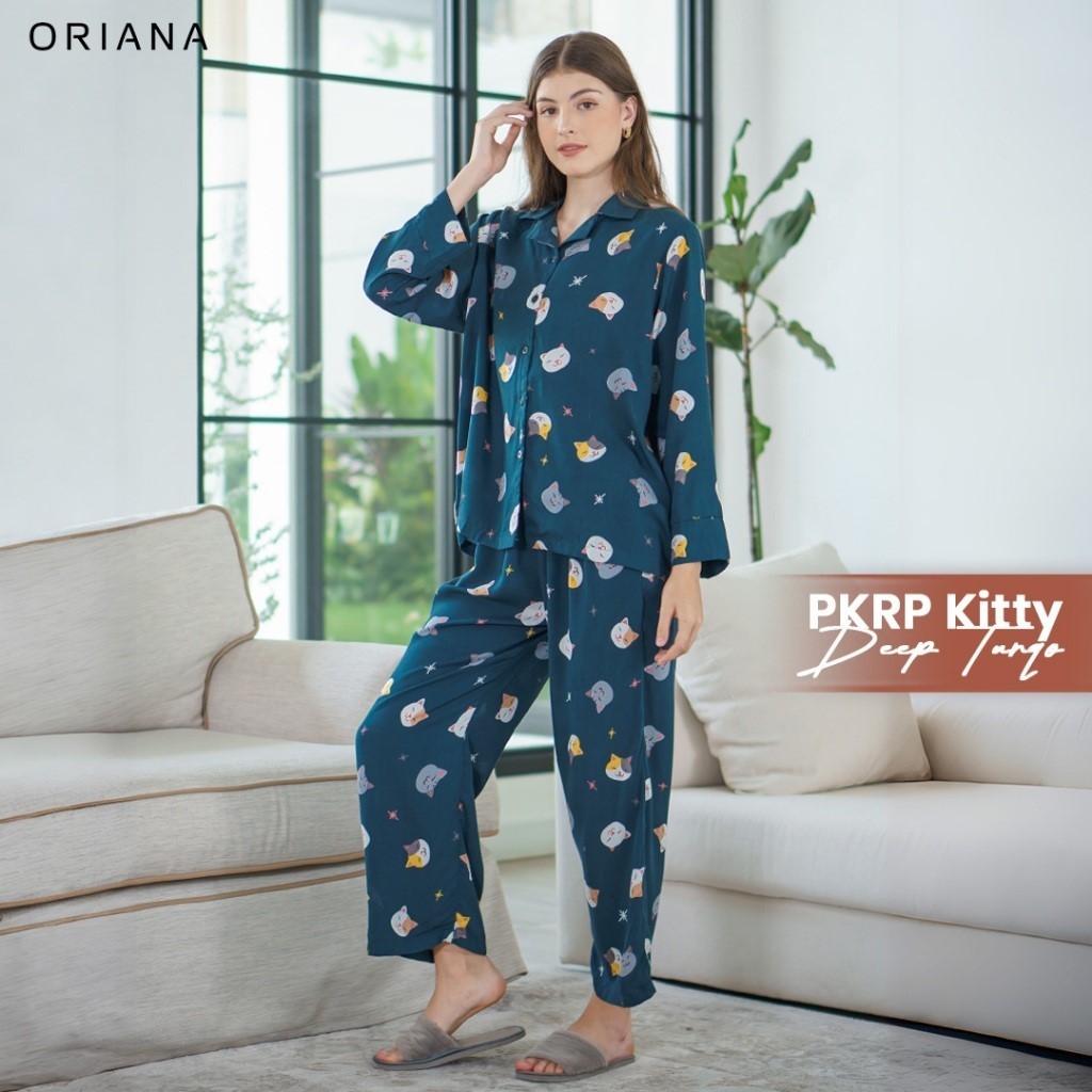 Oriana Baju Tidur Pajamas Lengan Panjang Collection