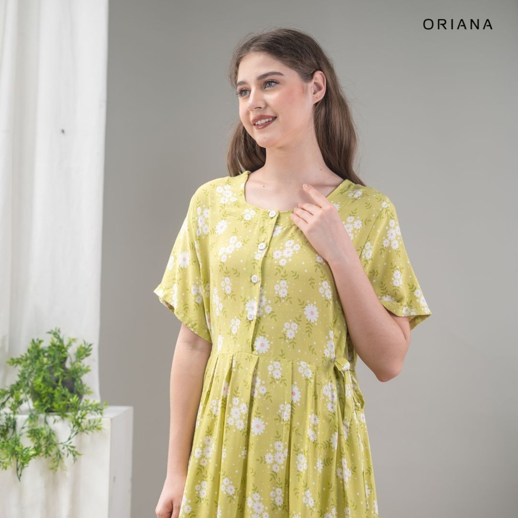 Oriana Dailywear Daster Busui Pendek Cayya Rayon Ilyana Series