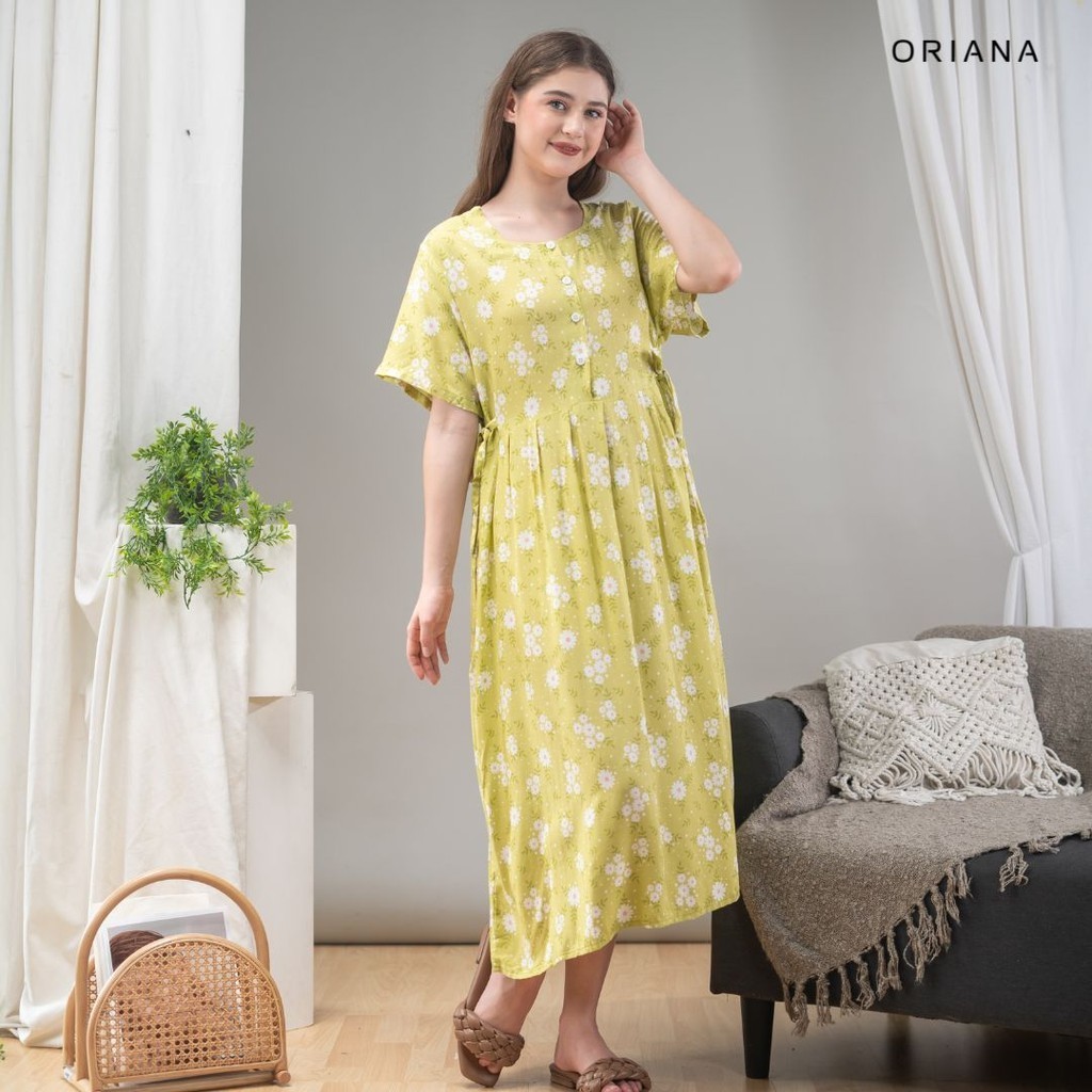 Oriana Dailywear Daster Busui Pendek Cayya Rayon Ilyana Series