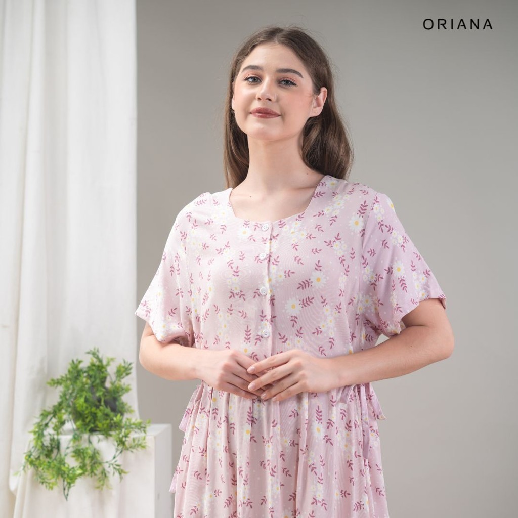 Oriana Dailywear Daster Busui Pendek Cayya Rayon Ilyana Series