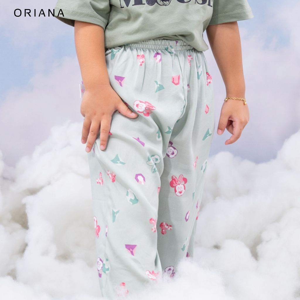 Oriana Homewear Celana Panjang Anak Mickey dan Winnie The Pooh Rayon S to XXL