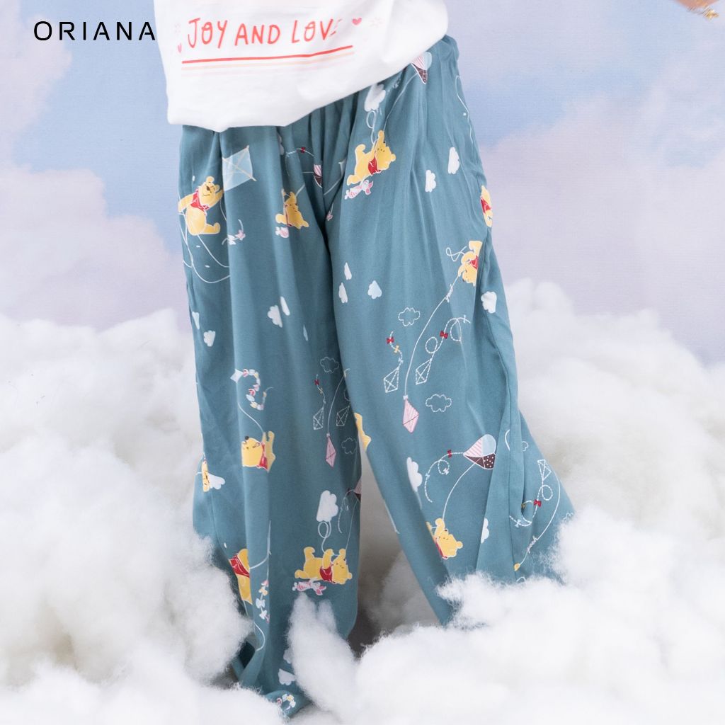 Oriana Homewear Celana Panjang Anak Mickey dan Winnie The Pooh Rayon S to XXL