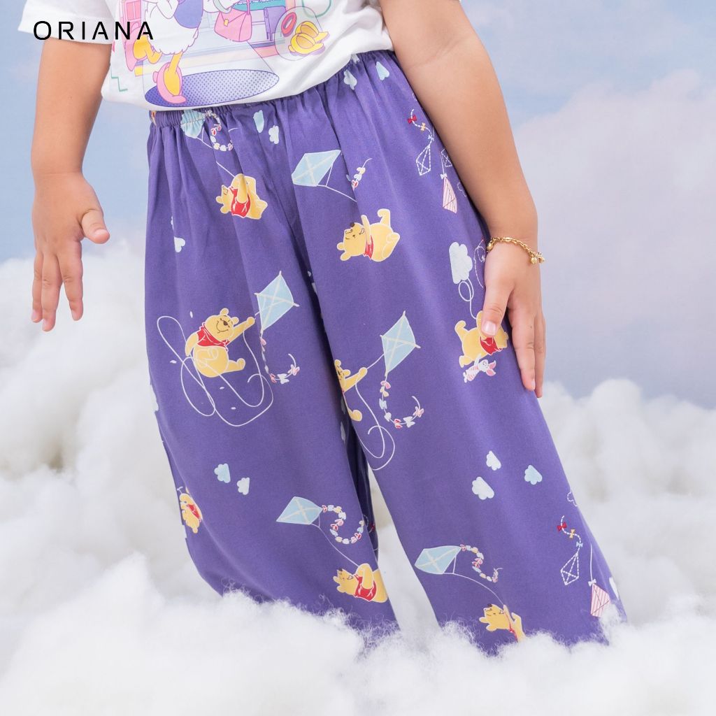 Oriana Homewear Celana Panjang Anak Mickey dan Winnie The Pooh Rayon S to XXL