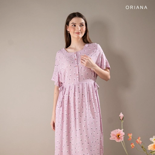 Image of Oriana Homewear Maxi Dress Daster Busui Cayya Daisani Series