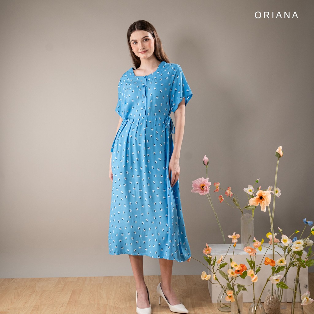 Oriana Homewear Maxi Dress Daster Busui Cayya Daisani Series