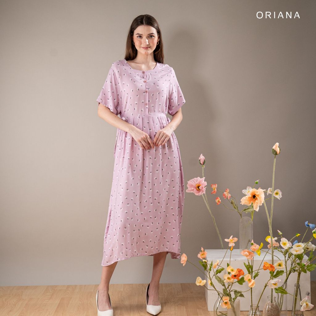 Oriana Homewear Maxi Dress Daster Busui Cayya Daisani Series