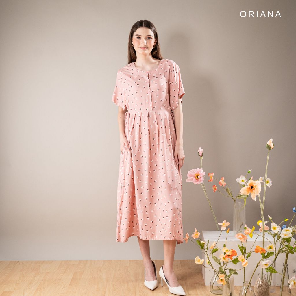 Oriana Homewear Maxi Dress Daster Busui Cayya Daisani Series