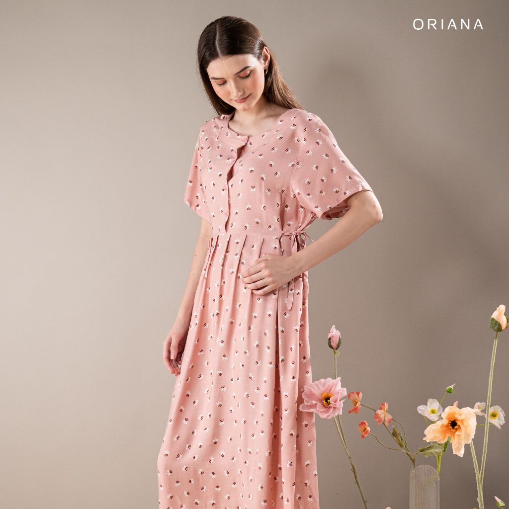 Oriana Homewear Maxi Dress Daster Busui Cayya Daisani Series