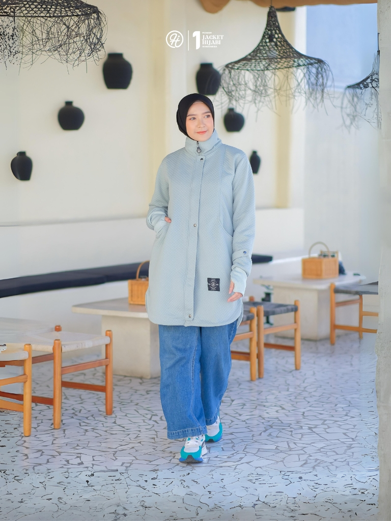 Hijacket Marwah Jaket Wanita Muslimah Modest Feminim untuk Traveling & Daily Wear