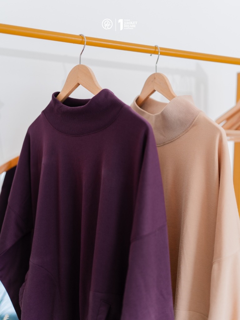Hijacket Arumi Casual Sweatshirt – Modest & Feminim dengan Tali Serut