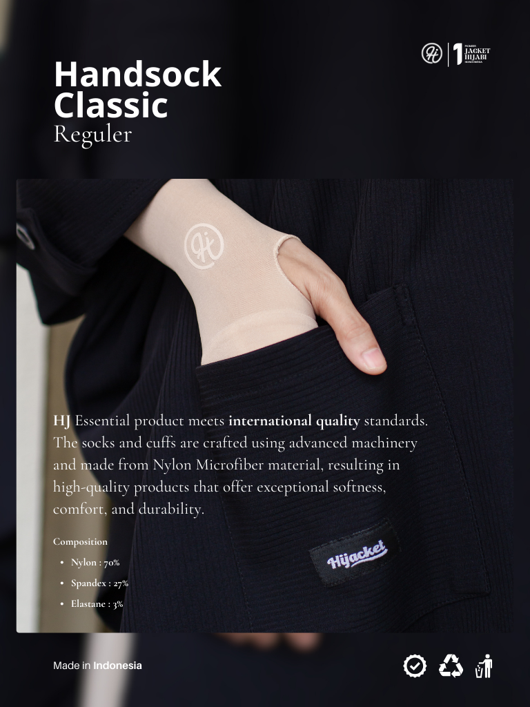 HJ - Handsock Classic Stretchy