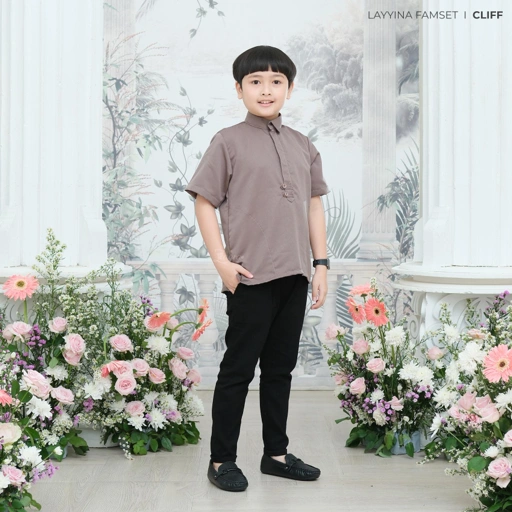 Image of Zayra Hijab - Layyina Eid Series - Koko Anak Lengan Pendek Premium
