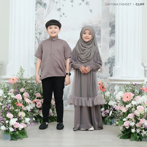 Image of Zayra Hijab - Layyina Eid Series - Koko Anak Lengan Panjang Premium