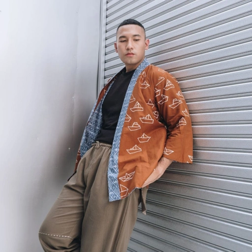 Image of NEU MEN [Tokyo Collection] Pakaian Pria Umi Outer Batik