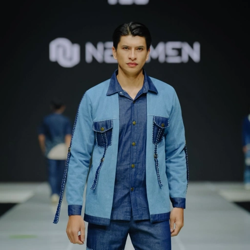Image of NEU MEN [Exclusive Fashion Show Collection] Celestial Jacket Pants Pria Denim Premium