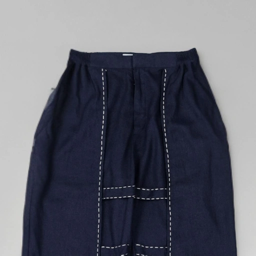 Image of NEU MEN  Celana Pria Langit Parahyangan Pants Linen Pria Navy