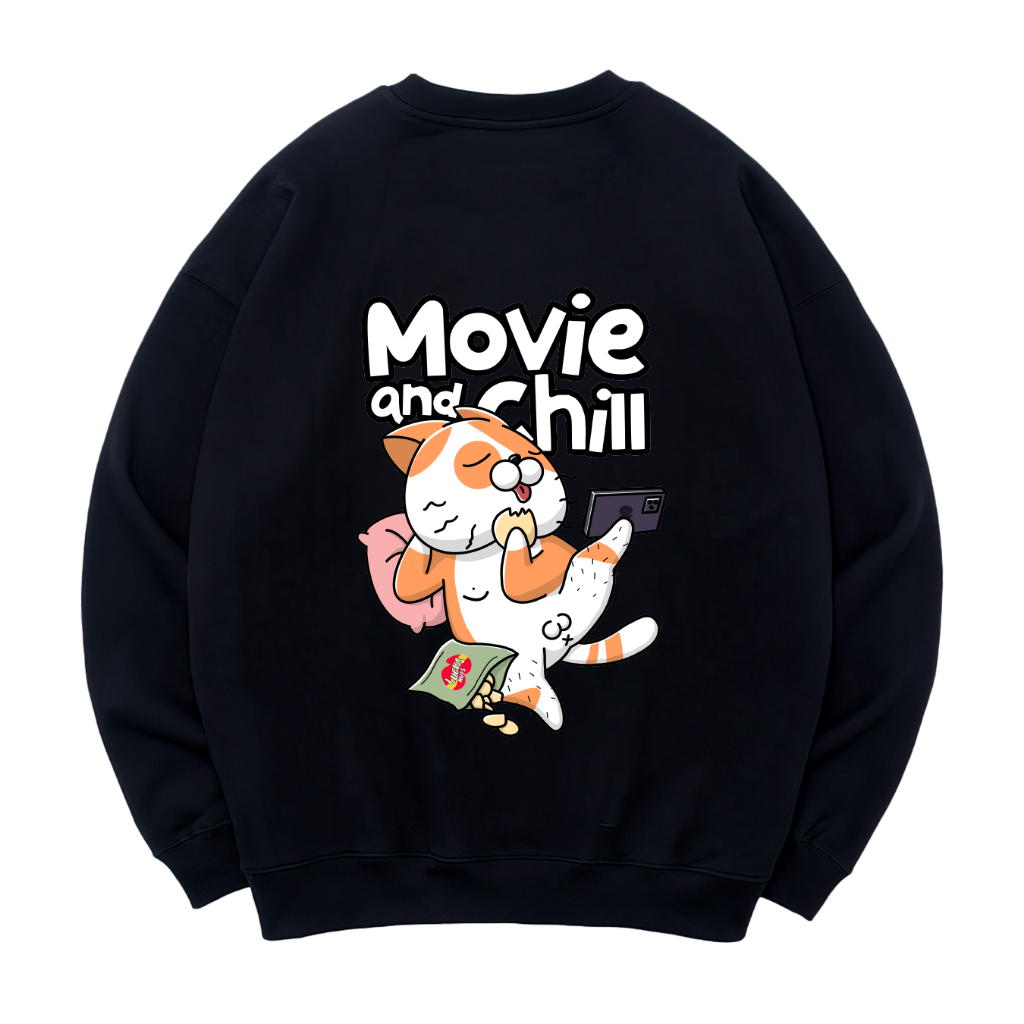 Crewneck Lucknuts Movie & Chill