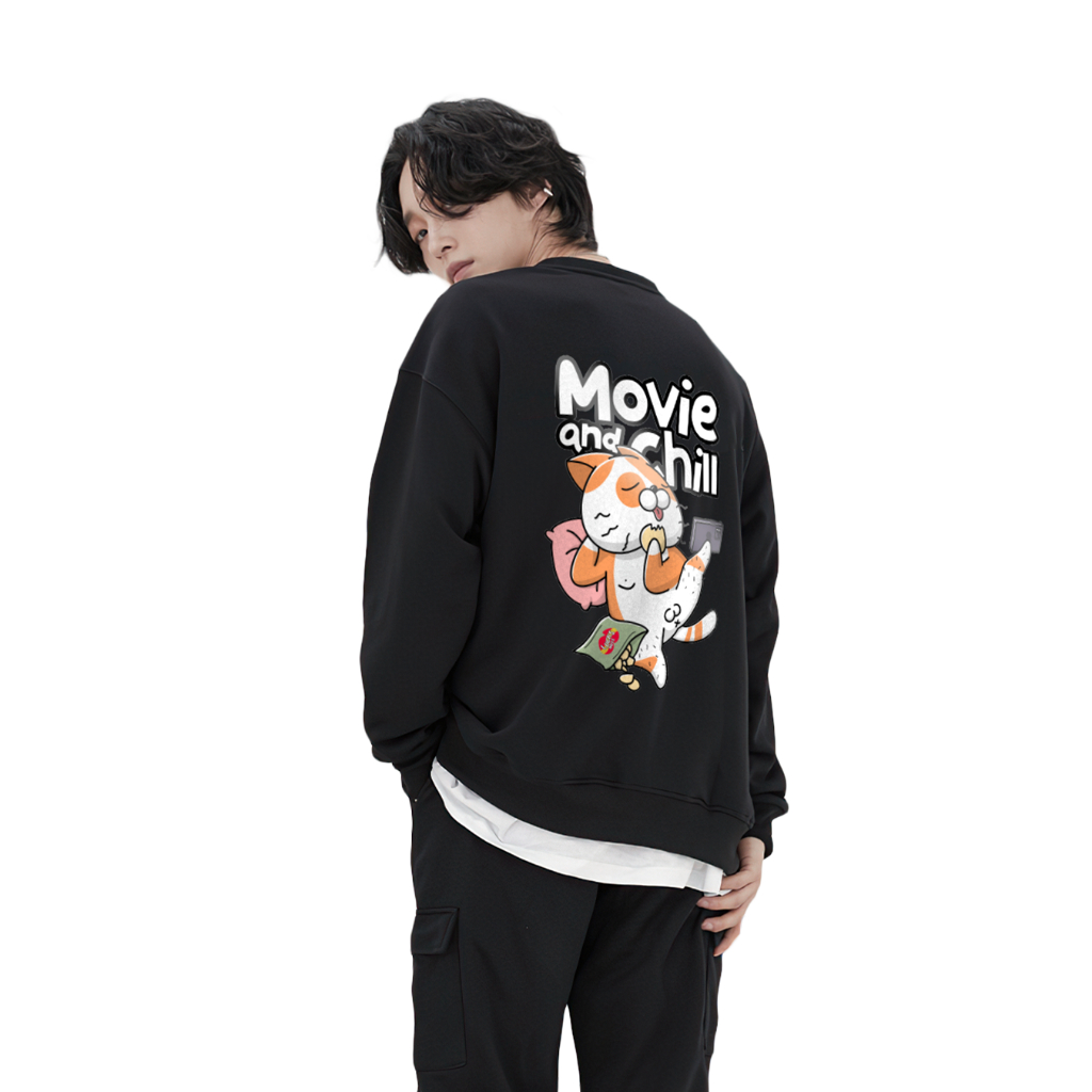 Crewneck Lucknuts Movie & Chill