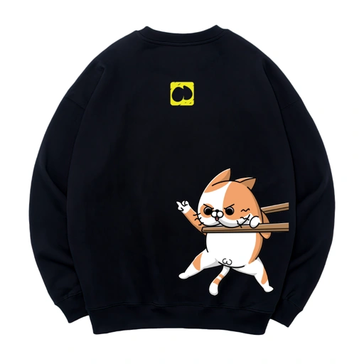 Image of Crewneck Lucknuts I AM NOT FOR EVERYONE CAT